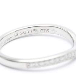 Pre Owned Cartier Ballerine Platinum Diamond Ring EU 50