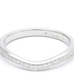 Pre Owned Cartier Ballerine Platinum Diamond Ring EU 50