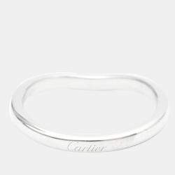 Pre Owned Cartier Ballerine Platinum Diamond Ring EU 50