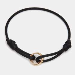 مملوكة مسبقًا Cartier Trinity 18k Three Tone Gold Cord Bracelet