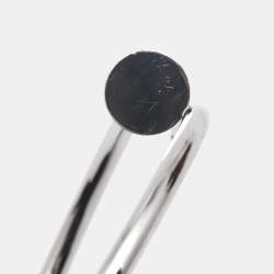 Pre Owned Cartier Juste Un Clou Diamond 18k White Gold Bracelet 18