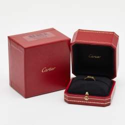 Pre Owned Cartier Love 18K Yellow Gold Wedding Band Ring Size 51