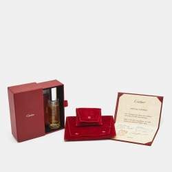 مملوكة مسبقًا Cartier Panthere de Cartier Tsavorite Garnet Onyx Lacquer 18k Yellow Gold Ring Size 55