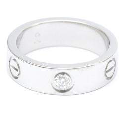 Pre Owned Cartier Love Platinum Diamond Ring EU 51