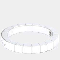 Pre Owned Cartier Lanieres 18K White Gold Diamond Ring EU 53