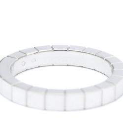 Pre Owned Cartier Lanieres 18K White Gold Diamond Ring EU 53