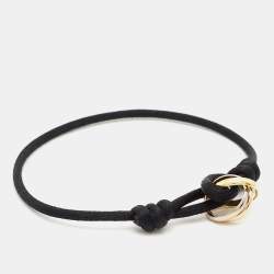 Pre Owned Cartier Trinity de Cartier 18k Three Tone Gold Adjustable Cord Bracelet