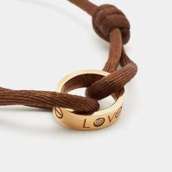 Pre Owned سوار كارتييه لوف شاريتي ألماس ذهب وردي عيار 18 أحبال