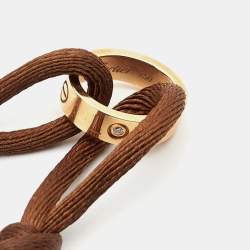 Pre Owned سوار كارتييه لوف شاريتي ألماس ذهب وردي عيار 18 أحبال