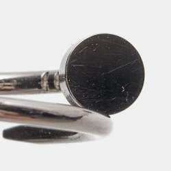 Pre Owned Cartier Juste un Clou 18k White Gold Small Model Ring Size 53