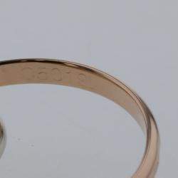 Pre Owned Cartier Les Must de Cartier XS 18K Yellow Rose and White Gold Ring EU 47