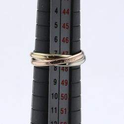 Pre Owned Cartier Les Must de Cartier XS 18K Yellow Rose and White Gold Ring EU 47