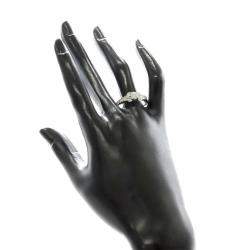 Pre Owned Cartier Ballerine Platinum Diamond Ring EU 58