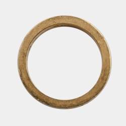 Pre Owned Cartier Love 3 Diamond 18k Rose Gold Band Ring Size 52