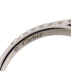 Pre Owned Cartier Destinee Platinum Diamond Ring EU 51