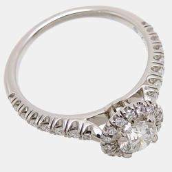 Pre Owned Cartier Destinee Platinum Diamond Ring EU 51