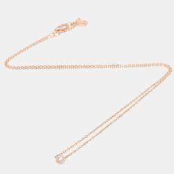 Pre Owned Cartier D'amour 18K Rose Gold Diamond Necklace