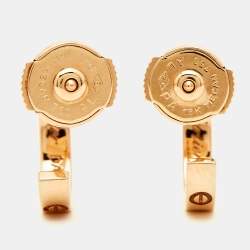 مملوكة مسبقًا أقراط كارتييه لوف ذهب وردي عيار 18 حلقات