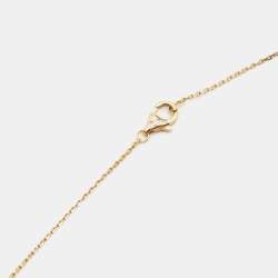 مملوكة مسبقًا Cartier Amulette De Cartier Onyx Diamond 18k Rose Gold XS Model Necklace