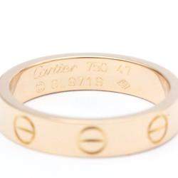 Pre Owned Cartier Love 18K Rose Gold Ring EU 47