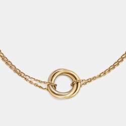 Pre Owned Cartier Trinity De Cartier 18k Three Tone Gold Bracelet