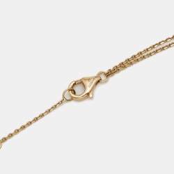 Pre Owned Cartier Trinity 18k Three Tone Gold Necklace