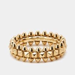 Pre Owned Cartier Clash de Cartier 18k Rose Gold Ring Size 53