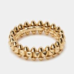 Pre Owned Cartier Clash de Cartier 18k Rose Gold Ring Size 53