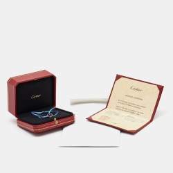 Pre Owned Cartier Trinity 18k Three Tone Gold Adjustable Cord Bracelet