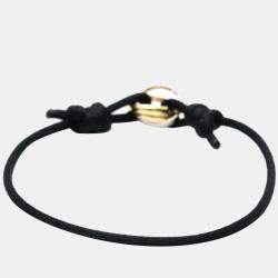 Pre Owned Cartier Trinity 18K Yellow Rose and White Gold Charm Bracelet 18.5