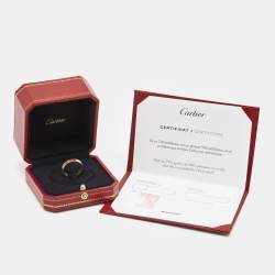 Pre Owned Cartier Love 18k Yellow Gold Wedding Band Ring Size 55