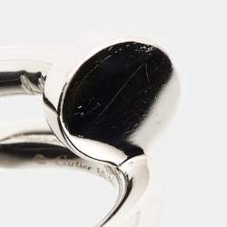 Pre Owned Cartier Juste un Clou 18K White Gold Ring Size 51