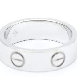 مملوكة مسبقًا Cartier Vintage Love 18K White Gold Ring EU 50