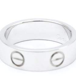 مملوكة مسبقًا Cartier Vintage Love 18K White Gold Ring EU 50