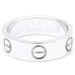 مملوكة مسبقًا Cartier Vintage Love 18K White Gold Ring EU 50
