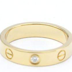 Pre Owned Cartier Love 18K Yellow Gold Diamond Ring EU 50