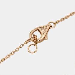 Pre Owned Cartier Amulette De Cartier Malachite Diamond 18k Rose Gold XS Model Bracelet