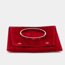 Pre Owned Cartier Love 18k White Gold Bracelet 18