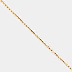 مملوكة مسبقًا Cartier Cactus De Cartier Diamond 18k Yellow Gold Necklace