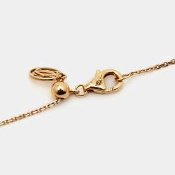 مملوكة مسبقًا Cartier Cactus De Cartier Diamond 18k Yellow Gold Necklace