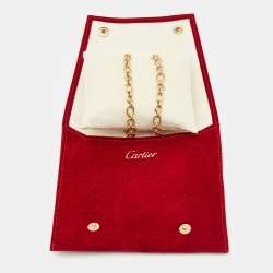 Pre Owned Cartier 18k Yellow Gold Chain Necklace
