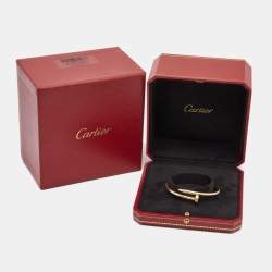 Pre Owned Cartier Juste Un Clou 18k Yellow Gold Bracelet 16