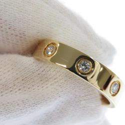 Pre Owned Cartier Love 18K Yellow Gold Diamond Ring EU 49