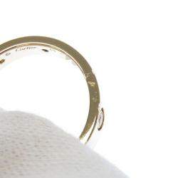 Pre Owned Cartier Love 18K Yellow Gold Diamond Ring EU 49