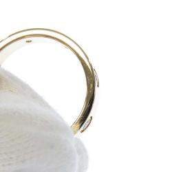 Pre Owned Cartier Love 18K Yellow Gold Diamond Ring EU 49