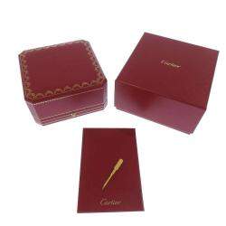 Pre Owned Cartier Love 18K Yellow Gold Diamond Bracelet 16