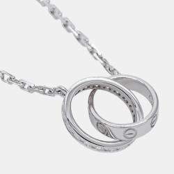 cartier love necklace white gold price
