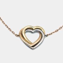 Pre Owned Cartier Trinity de Cartier Heart 18k Three Tone Gold Bracelet