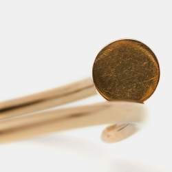 Pre Owned Cartier Juste Un Clou 18k Rose Gold Small Model Bracelet 17