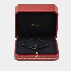 Pre Owned Cartier Trinity Ceramic 18k White Gold Cord Bracelet